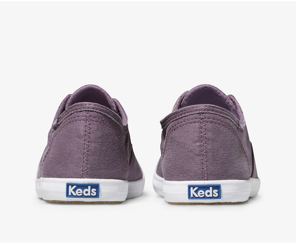 Slip Ons Keds Mujer Moradas - Chillax Washable - 346-ECQMDK